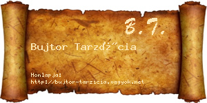 Bujtor Tarzícia névjegykártya